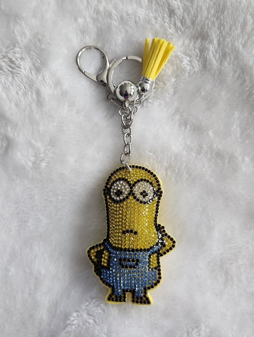 Minions Beaded Keychain Set - Yellow Blue Characters (Set of 4) - Picture 7 of 10